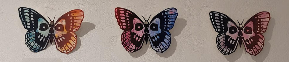 morpho, lino + acrylic