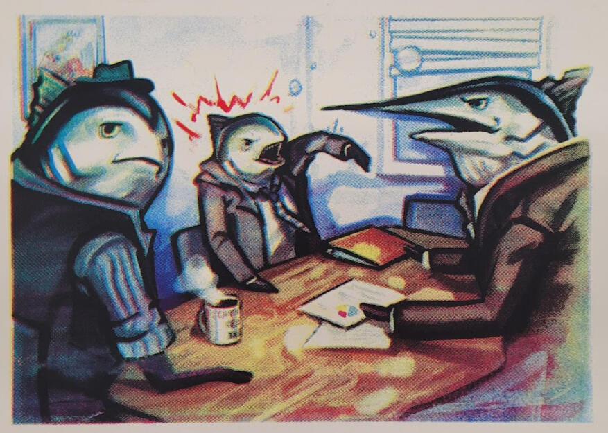 monday meeting, cmyk